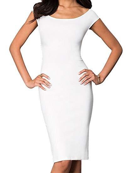 Off the Shoulder Long Back Dress with X Back - OLYIE