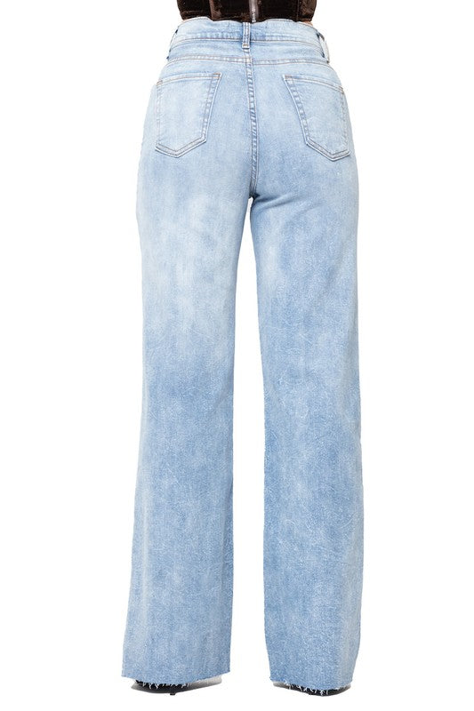 Brooklyn Wide Leg Jean Inseam 32 - OLYIE