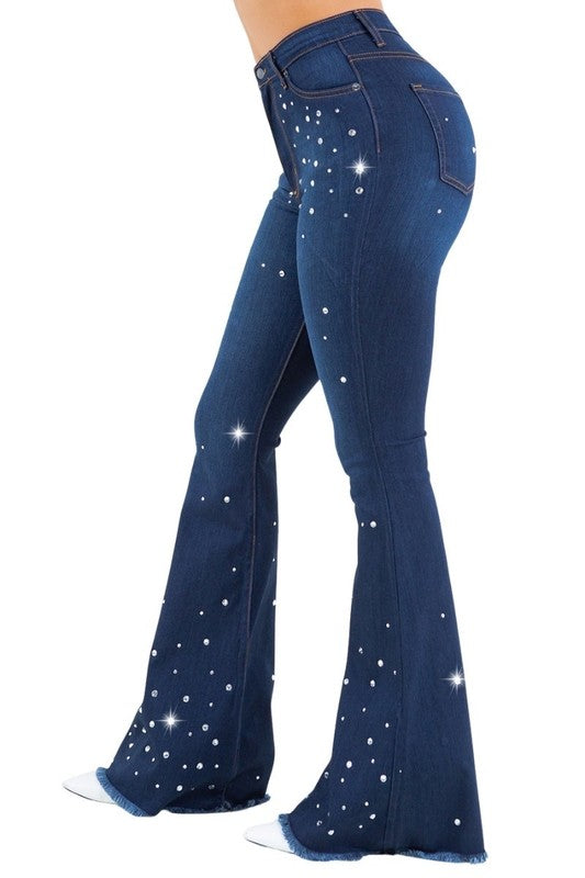 Vegas Glam Bell Bottom- Inseam 32 - OLYIE