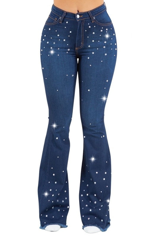 Vegas Glam Bell Bottom- Inseam 32 - OLYIE
